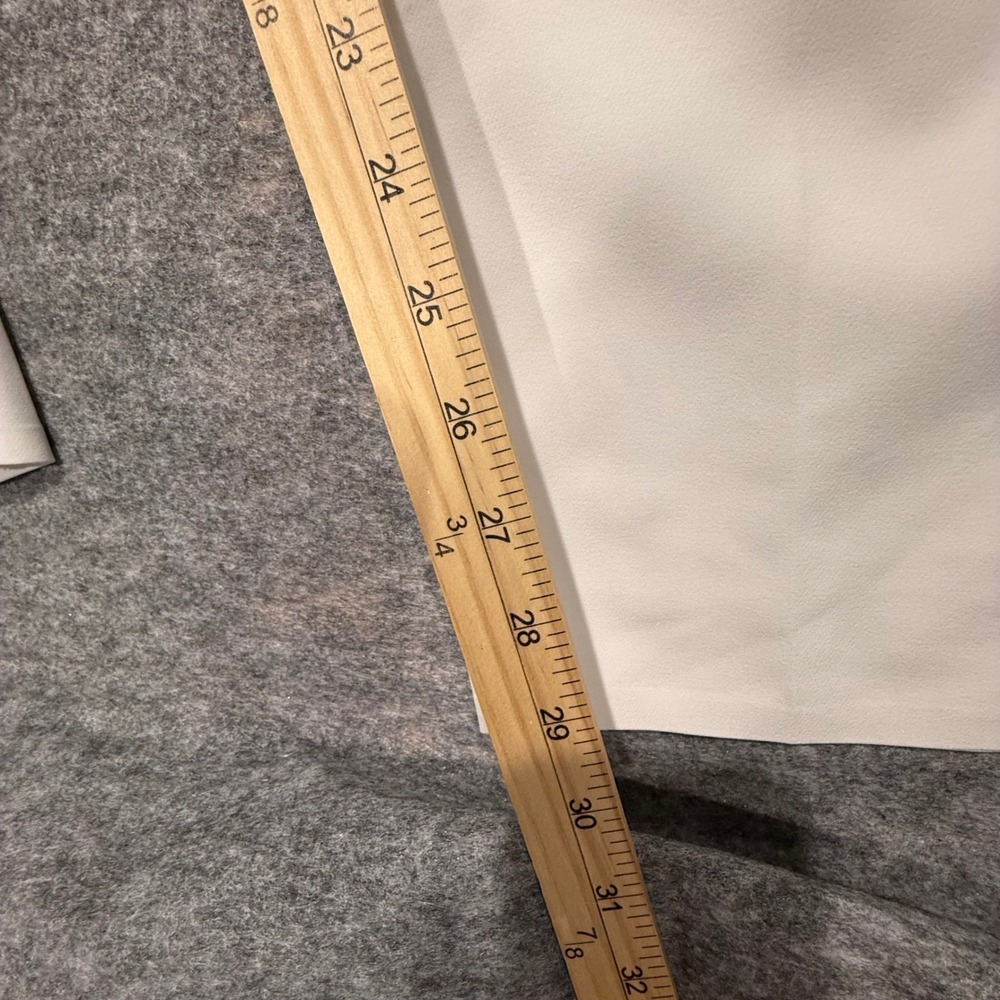 Athleta Endless Pant White 16 Tall Slim Leg High Rise Travel Commuter NWT - Picture 8 of 8